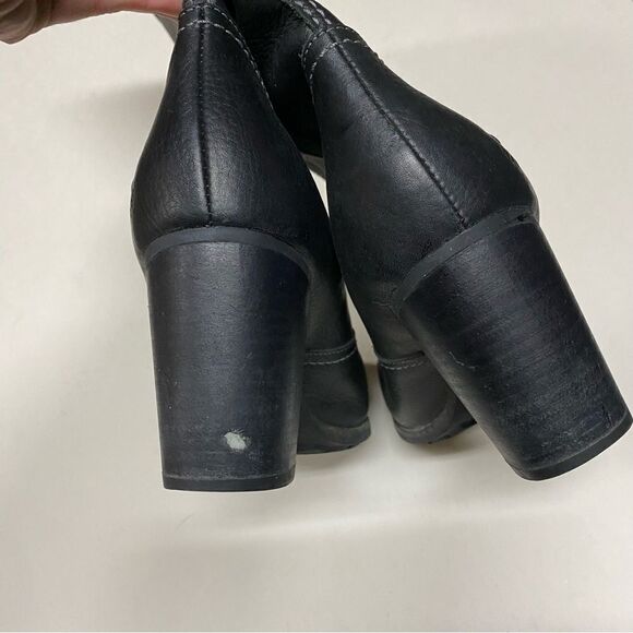 TIMBERLAND RUDSTON EARTH KEEPERS tall mid calf stack heel leather riding BOOTS 9 - Picture 11 of 12